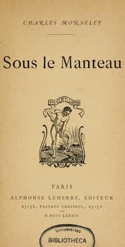 Tapa de Sous le manteau