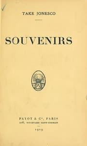 Tapa de Souvenirs