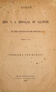 Tapa de Speech of Hon. S.A. Douglas, of Illinois, in the United States Senate, March 3, 1854