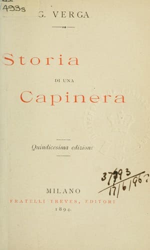 Tapa de Storia d'una Capinera