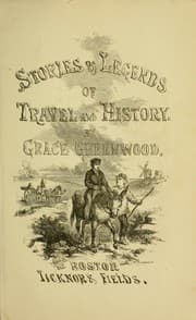Tapa de Stories and legends of travel and history
