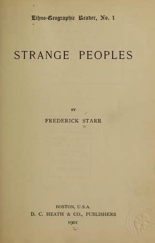 Tapa de Strange peoples