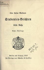 Tapa de Studenten Beichten