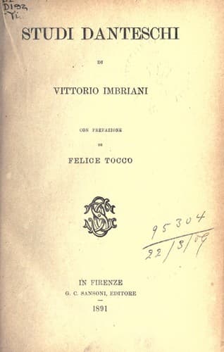 Tapa de Studi danteschi