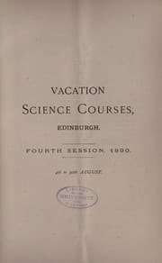 Tapa de A summer school of science