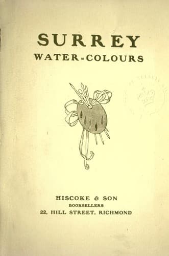 Tapa de Surrey water-colours