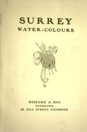 Tapa de Surrey water-colours
