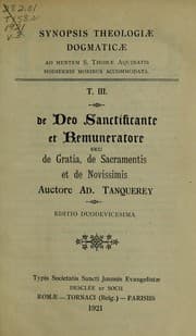 Tapa de Synopsis theologiae dogmaticae