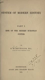 Tapa de System of modern history