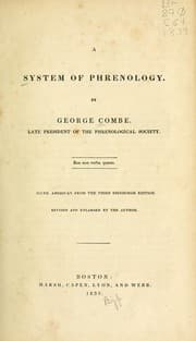 Tapa de A system of phrenology