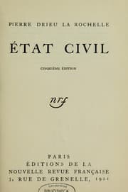 Tapa de État civil
