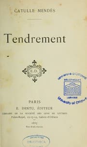 Tapa de Tendrement