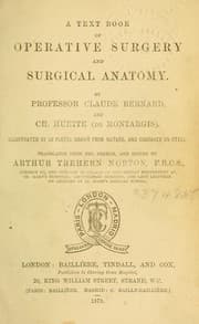 Tapa de A text book of operative surgery and surgical anatomy