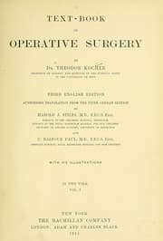 Tapa de Text-book of operative surgery
