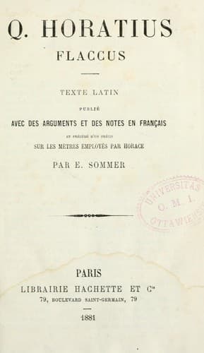 Tapa de Texte latin