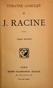 Tapa de Theatre complet de Jean Racine