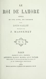 Tapa de Théâtre