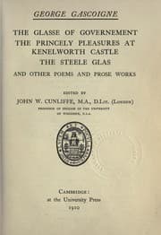 Tapa de [The complete works of George Gascoigne]