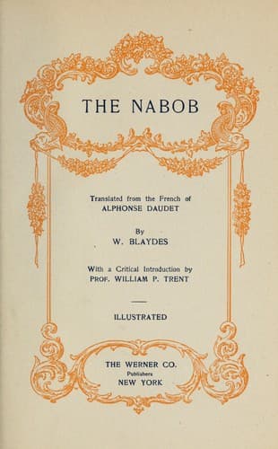 Tapa de The nabob