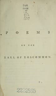 Tapa de [The poems of Rochester, Roscommon, and Yalden]