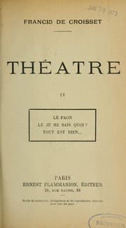 Tapa de Théâtre