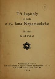Tapa de Tři kapitoly z boje o sv. Jana Nepomuckého