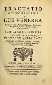 Tapa de Tractatio medico-practica de lue venerea