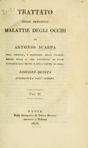 Tapa de Trattato delle principali malattie degli occhi