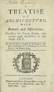 Tapa de A treatise of architecture, with remarks and observations