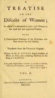 Tapa de A treatise on the diseases of women