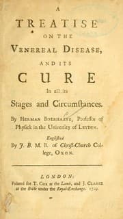 Tapa de A treatise on the venereal disease, and its cure in all its stages and circumstances