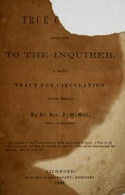 Tapa de The true church, indicated to the inquirer