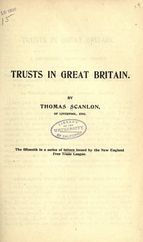 Tapa de Trusts in Great Britain