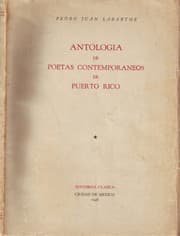 Tapa de Antología de poetas contemporáneos de Puerto Rico