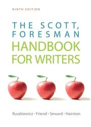 Tapa de The Scott, Foresman  handbook for writers