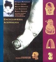 Tapa de Encyclopaedia Acephalica