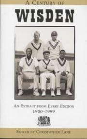 Tapa de A Century of Wisden