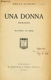 Tapa de Una donna