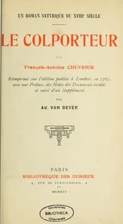 Tapa de Un roman satyrique du XVIIIe siècle