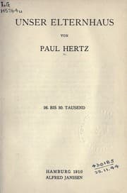 Tapa de Unser Elternhaus