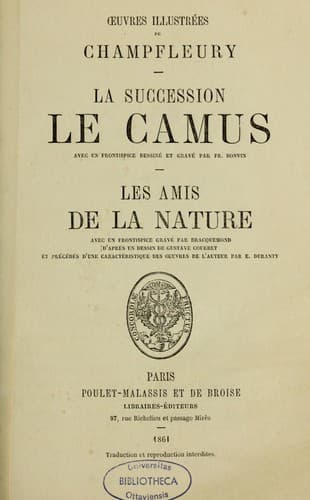 Tapa de Œuvres illustrées de Champfleury