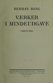 Tapa de Vaerker i mindeudgave