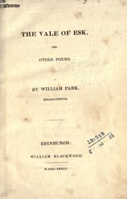 Tapa de The vale of Esk, and other poems