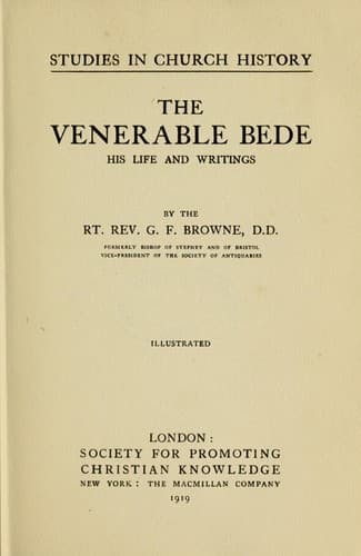 Tapa de The Venerable Bede
