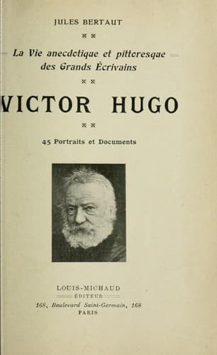 Tapa de Victor Hugo