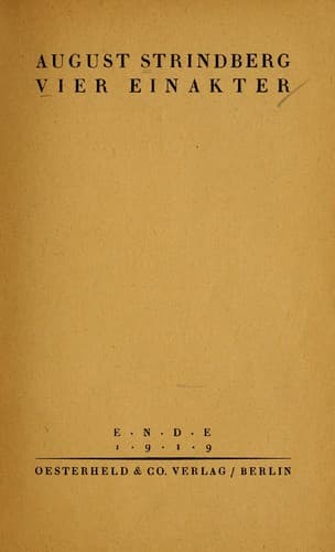Tapa de Vier Einakter