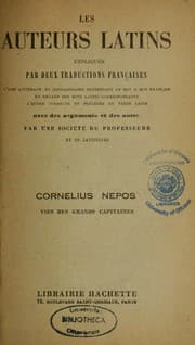 Tapa de Vies des grands capitaines