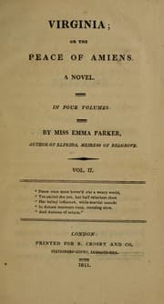 Tapa de Virginia; or, The peace of Amiens