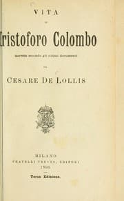 Tapa de Vita di Cristoforo Colombo