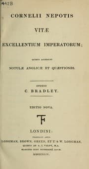 Tapa de Vitae excellentium imperatorum